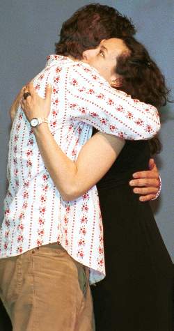 Robert Leeshock and Leni Parker