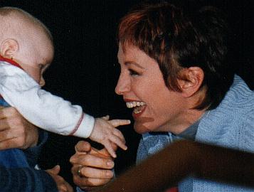 Nana Visitor with baby